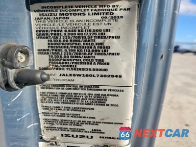 Zdjęcie 13 z 13 samochodu: 2020 ISUZU NRR BOX TRUCK VIN:JALE5W160L7302945 - miniatura