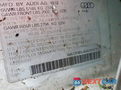 Zdjęcie 12 z 13 samochodu: 2014 AUDI A4 ALLROAD PREMIUM VIN:WA1TFBFL4EA069018 - miniatura