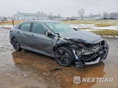 Czwarte zdjęcie samochodu z boku: 2019 HONDA CIVIC EX VIN:SHHFK7H66KU412352 - miniatura