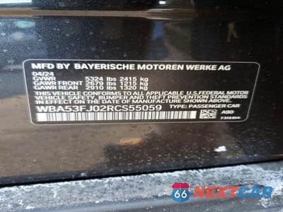 Zdjęcie 13 z 13 samochodu: 2024 BMW 530 XI VIN:WBA53FJ02RCS55059 - miniatura