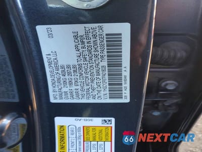 Zdjęcie 13 z 13 samochodu: 2023 HONDA ACCORD HYBRID EXL VIN:1HGCY2F67PA018028 - miniatura