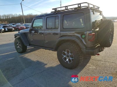 Drugie zdjęcie samochodu z przodu: 2022 JEEP WRANGLER UNLIMITED RUBICON VIN:1C4JJXFMXNW258857 - miniatura