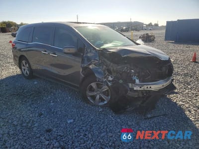 Czwarte zdjęcie samochodu z boku: 2019 HONDA ODYSSEY EXL VIN:5FNRL6H79KB070152 - miniatura
