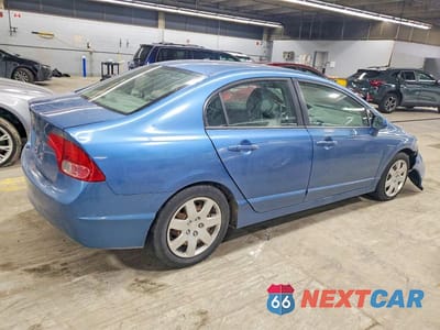 Trzecie zdjęcie samochodu z tyłu: 2006 HONDA CIVIC LX VIN:1HGFA16576L131872 - miniatura