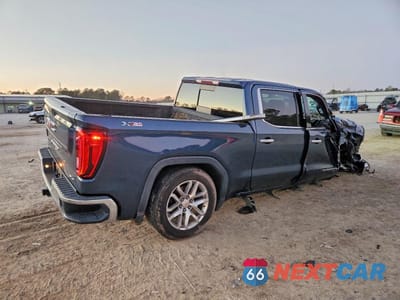 Trzecie zdjęcie samochodu z tyłu: 2019 GMC SIERRA K1500 SLT VIN:3GTU9DED6KG183798 - miniatura