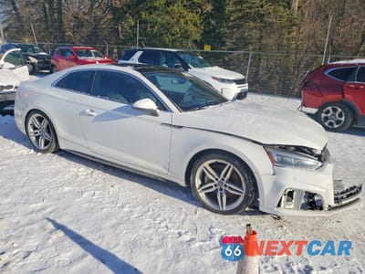 Czwarte zdjęcie samochodu z boku: 2018 AUDI A5 PREMIUM PLUS S-LINE VIN:WAUTNAF53JA031520 - miniatura