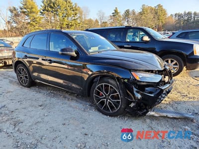 Czwarte zdjęcie samochodu z boku: 2025 AUDI SQ5 PREMIUM PLUS VIN:WA1B4AFY7S2051500 - miniatura