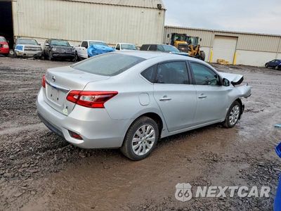 Trzecie zdjęcie samochodu z tyłu: 2018 NISSAN SENTRA S VIN:3N1AB7AP6JY243521 - miniatura