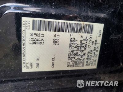 Zdjęcie 12 z 12 samochodu: 2020 NISSAN MAXIMA SL VIN:1N4AA6DVXLC373503 - miniatura
