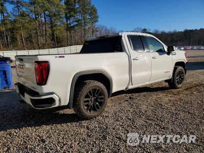 Trzecie zdjęcie samochodu z tyłu: 2021 GMC SIERRA K1500 ELEVATION VIN:1GTR9CED3MZ329450 - miniatura