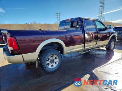 Trzecie zdjęcie samochodu z tyłu: 2012 DODGE RAM 2500 LONGHORN VIN:3C6UD5LL8CG182983 - miniatura
