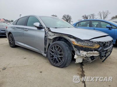 Czwarte zdjęcie samochodu z boku: 2018 HONDA ACCORD LX VIN:1HGCV1F10JA095886 - miniatura