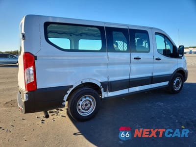 Trzecie zdjęcie samochodu z tyłu: 2021 FORD TRANSIT T-150 DELIVERY VAN VIN:1FTYE1Y87MKA16775 - miniatura