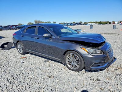 Czwarte zdjęcie samochodu z boku: 2018 GENESIS G80 BASE VIN:KMHGN4JE3JU223625 - miniatura