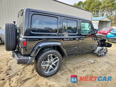 Trzecie zdjęcie samochodu z tyłu: 2024 JEEP WRANGLER 4XE VIN:1C4RJXN61RW202088 - miniatura