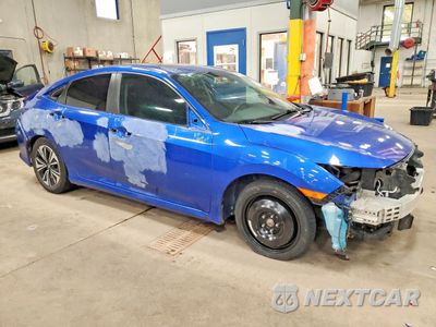 Czwarte zdjęcie samochodu z boku: 2017 HONDA CIVIC EXL VIN:19XFC1F76HE010403 - miniatura