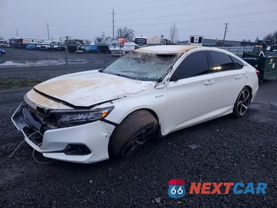 2022 HONDA ACCORD HYBRID SPORT 1HGCV3F21NA031205 - główne zdjęcie licytacji z USA - miniatura
