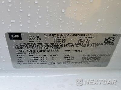 Zdjęcie 12 z 13 samochodu: 2017 GMC SIERRA K2500 DENALI VIN:1GT12UEY3HF182483 - miniatura