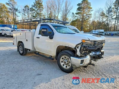 Czwarte zdjęcie samochodu z boku: 2024 CHEVROLET SILVERADO HD UTILITY / SERVICE TRUCK VIN:1GB3YSE77RF313813 - miniatura