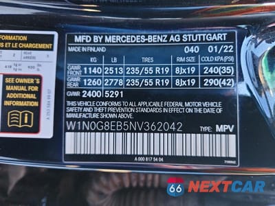 Zdjęcie 14 z 14 samochodu: 2022 MERCEDES-BENZ GLC 300 4MATIC VIN:W1N0G8EB5NV362042 - miniatura