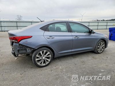 Trzecie zdjęcie samochodu z tyłu: 2021 HYUNDAI ACCENT SE VIN:3KPC24A67ME130744 - miniatura