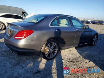 Trzecie zdjęcie samochodu z tyłu: 2017 MERCEDES-BENZ C 300 VIN:WDDWF4JB3HR220570 - miniatura