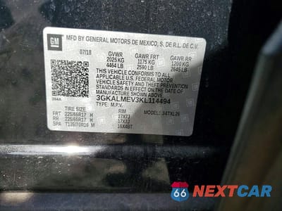 Zdjęcie 14 z 14 samochodu: 2019 GMC TERRAIN SLE VIN:3GKALMEV3KL114494 - miniatura