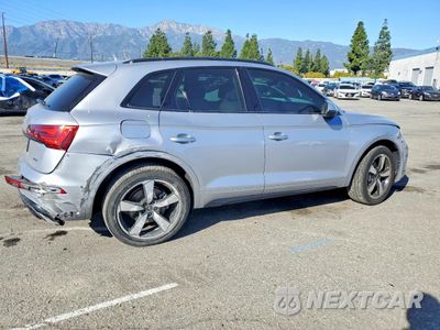 Trzecie zdjęcie samochodu z tyłu: 2022 AUDI Q5 PREMIUM PLUS 45 VIN:WA1EAAFYXN2011230 - miniatura