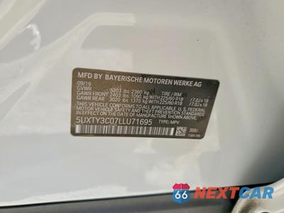 Zdjęcie 13 z 13 samochodu: 2020 BMW X3 SDRIVE30I VIN:5UXTY3C07LLU71695 - miniatura