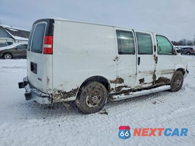 Trzecie zdjęcie samochodu z tyłu: 2020 GMC SAVANA G2500 VIN:1GTW7AFG6L1268260 - miniatura