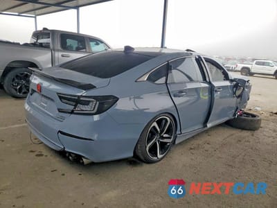 Trzecie zdjęcie samochodu z tyłu: 2022 HONDA ACCORD SPORT VIN:1HGCV2F38NA013531 - miniatura