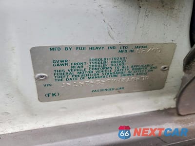 Zdjęcie 12 z 12 samochodu: 1997 SUBARU IMPREZA OUTBACK VIN:JF1GF4859VH819270 - miniatura