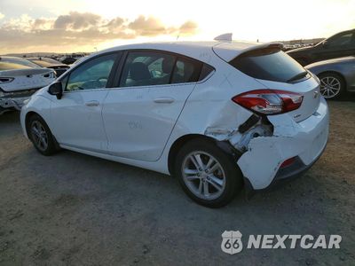 Drugie zdjęcie samochodu z przodu: 2017 CHEVROLET CRUZE LT VIN:3G1BE6SM5HS519300 - miniatura