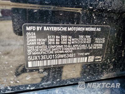 Zdjęcie 13 z 13 samochodu: 2025 BMW X5 SDRIVE 40I VIN:5UX13EU01S9W63481 - miniatura