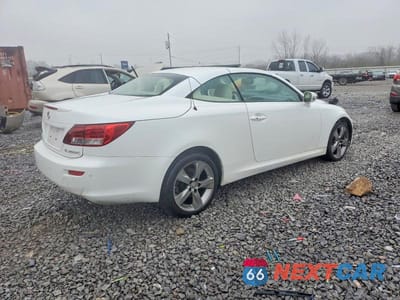 Trzecie zdjęcie samochodu z tyłu: 2010 LEXUS IS 250C BASE VIN:JTHFF2C24A2510213 - miniatura