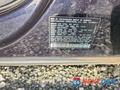 Zdjęcie 13 z 14 samochodu: 2023 VOLKSWAGEN ATLAS SE VIN:1V2JR2CA8PC522764 - miniatura