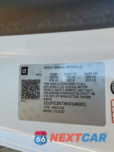 Zdjęcie 12 z 12 samochodu: 2019 CHEVROLET CAMARO SS VIN:1G1FE1R7XK0146001 - miniatura