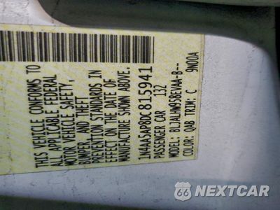 Zdjęcie 12 z 12 samochodu: 2013 NISSAN MAXIMA S VIN:1N4AA5AP8DC815941 - miniatura