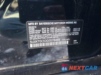 Zdjęcie 13 z 13 samochodu: 2016 BMW X5 XDR40E VIN:5UXKT0C53G0S78469 - miniatura