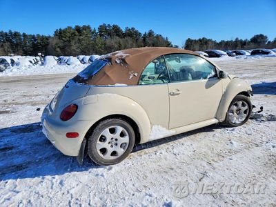 Trzecie zdjęcie samochodu z tyłu: 2003 VOLKSWAGEN NEW BEETLE GLS VIN:3VWCD21Y83M325690 - miniatura