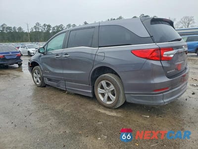 Drugie zdjęcie samochodu z przodu: 2019 HONDA ODYSSEY EXL VIN:5FNRL6H76KB101258 - miniatura