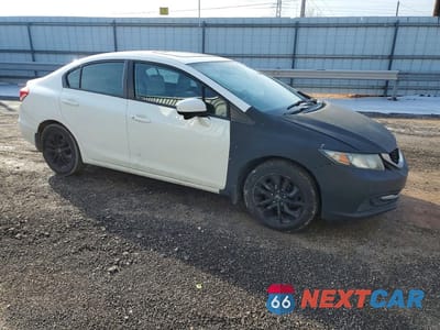 Czwarte zdjęcie samochodu z boku: 2014 HONDA CIVIC EX VIN:2HGFB2F81EH539020 - miniatura