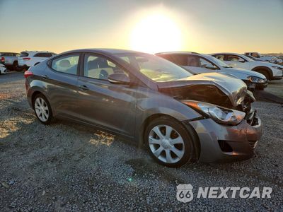 Czwarte zdjęcie samochodu z boku: 2011 HYUNDAI ELANTRA LIMITED VIN:5NPDH4AE4BH039630 - miniatura
