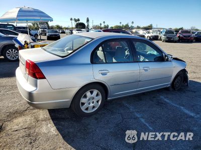 Trzecie zdjęcie samochodu z tyłu: 2002 HONDA CIVIC EX VIN:JHMES26782S000267 - miniatura