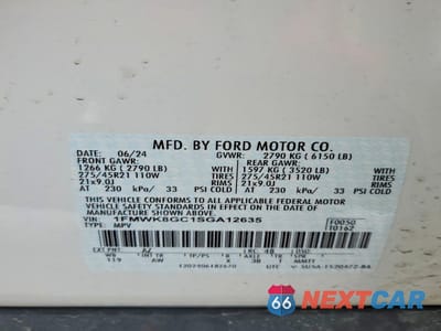 Zdjęcie 13 z 13 samochodu: 2025 FORD EXPLORER ST VIN:1FMWK8GC1SGA12635 - miniatura