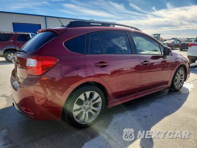 Trzecie zdjęcie samochodu z tyłu: 2014 SUBARU IMPREZA SPORT PREMIUM VIN:JF1GPAL66E8256027 - miniatura