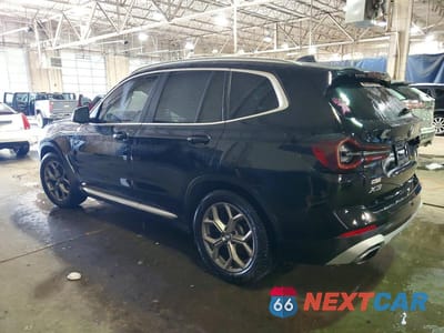 Drugie zdjęcie samochodu z przodu: 2022 BMW X3 XDRIVE30I VIN:5UX53DP08N9K32101 - miniatura