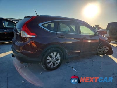 Trzecie zdjęcie samochodu z tyłu: 2013 HONDA CR-V EXL VIN:5J6RM4H78DL036893 - miniatura
