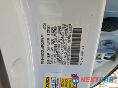 Zdjęcie 12 z 12 samochodu: 2020 HONDA ACCORD SPORT VIN:1HGCV2F31LA030376 - miniatura