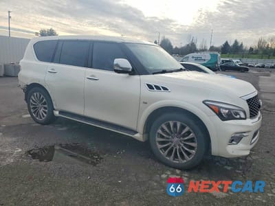 Czwarte zdjęcie samochodu z boku: 2017 INFINITI QX80 BASE VIN:JN8AZ2NE9H9160173 - miniatura